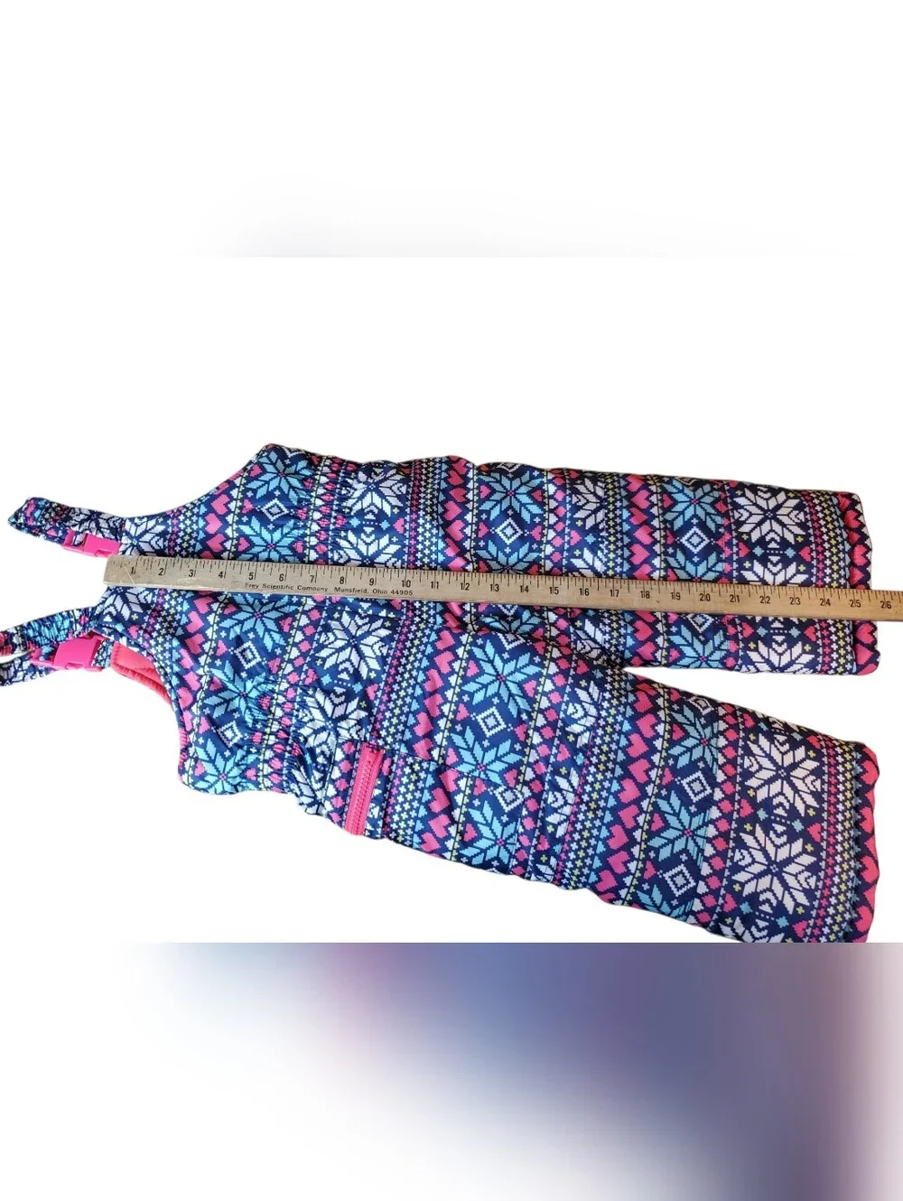 Carter's Fair Isle Snow Bib Overalls 2T #350